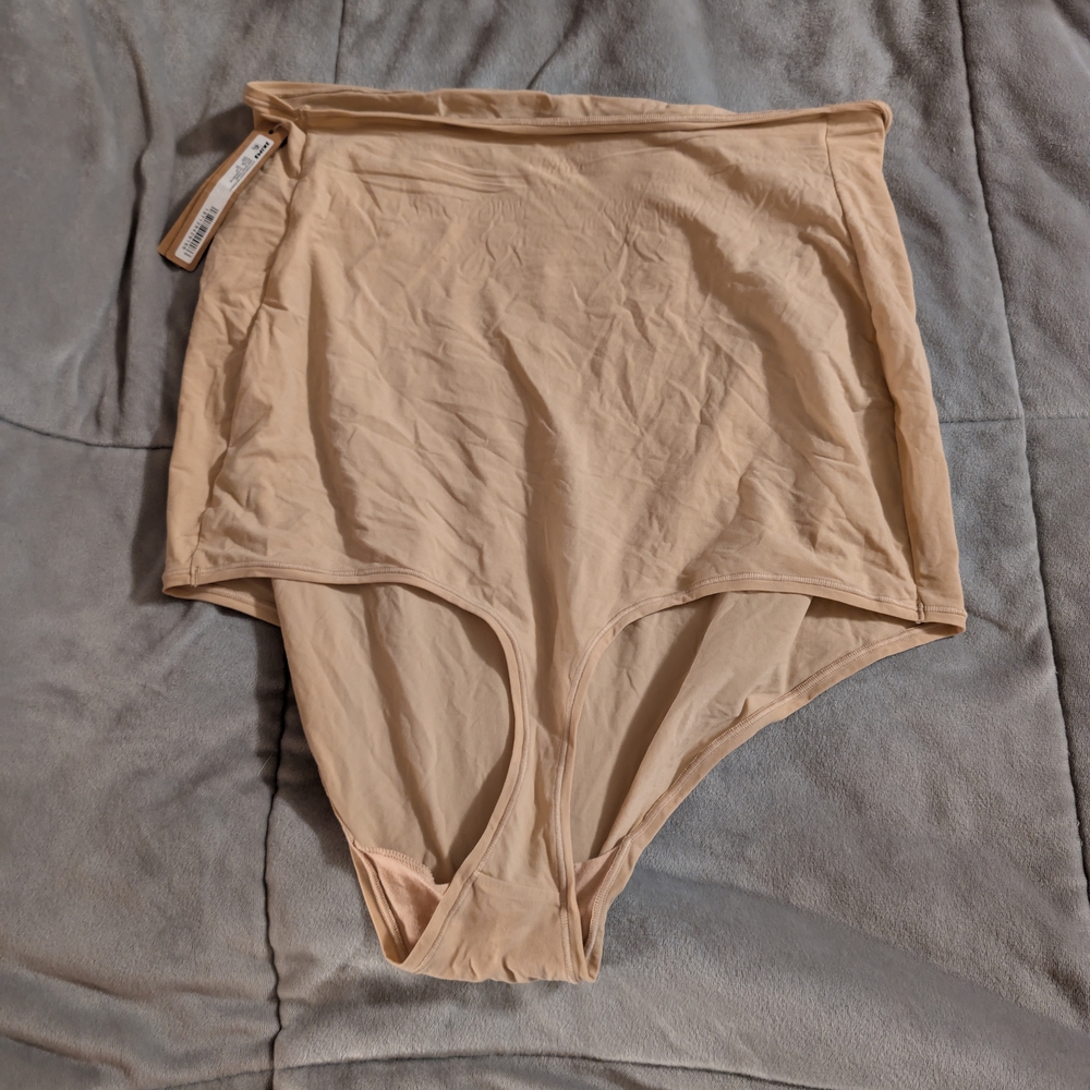 SKIMS High-Waisted Tan Shapewear